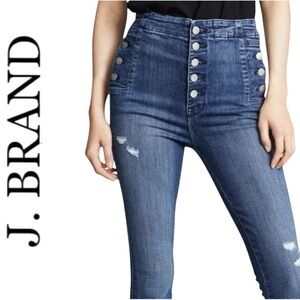 064 J BRAND | EUC Natasha Sky-High super skinny blue jeans (size 28)